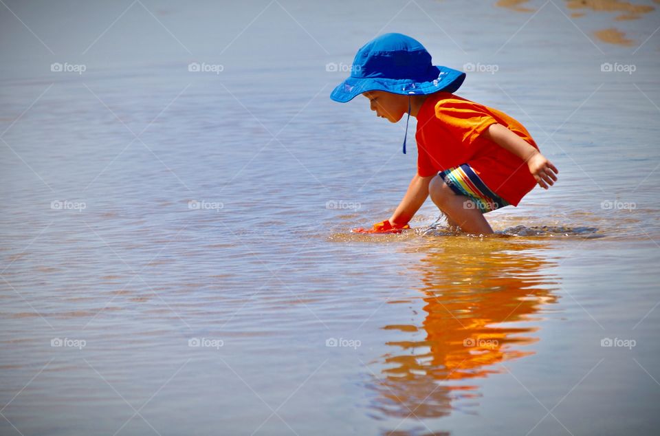 A boy and his boat