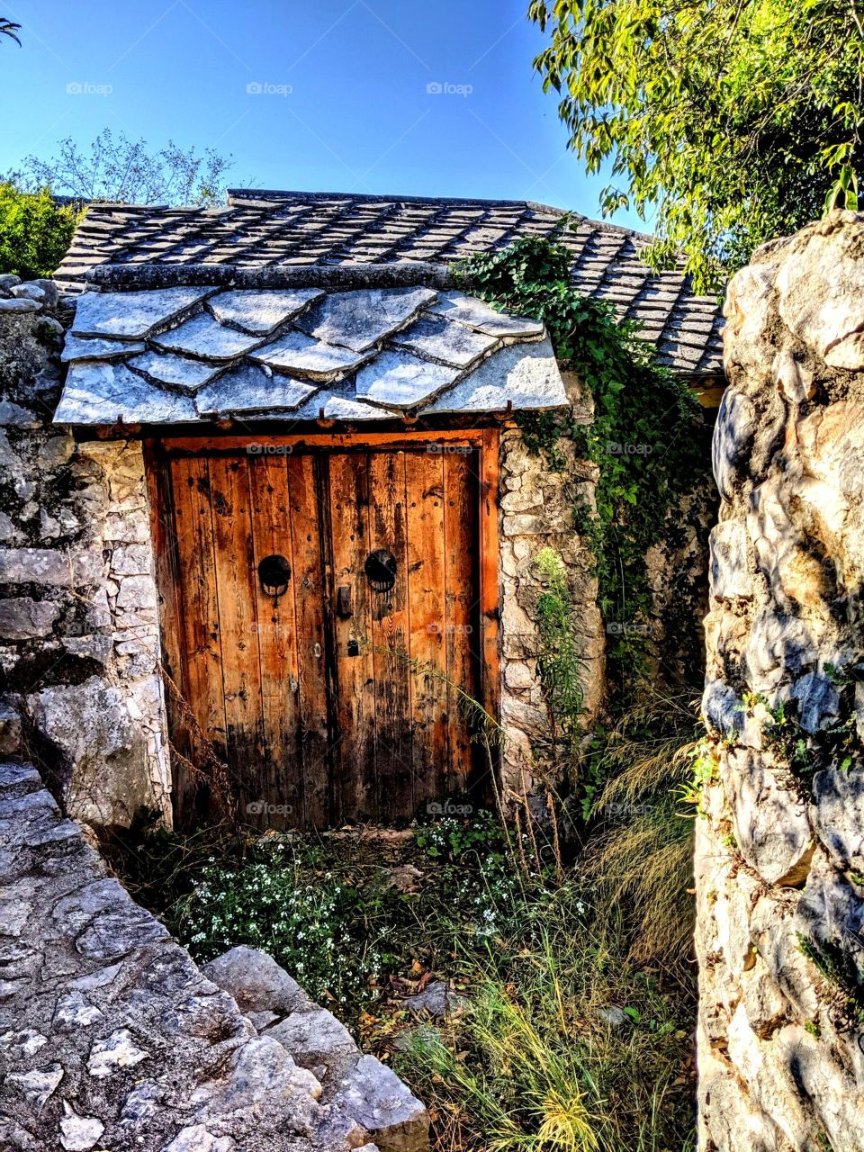 Bosnia, stone house
