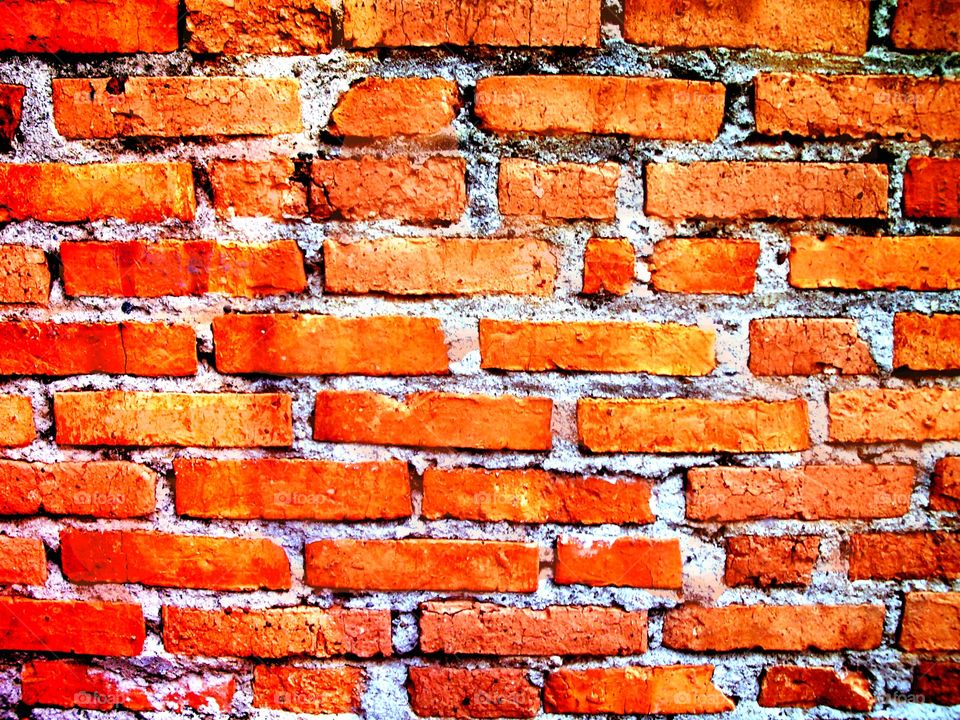 background from red brick