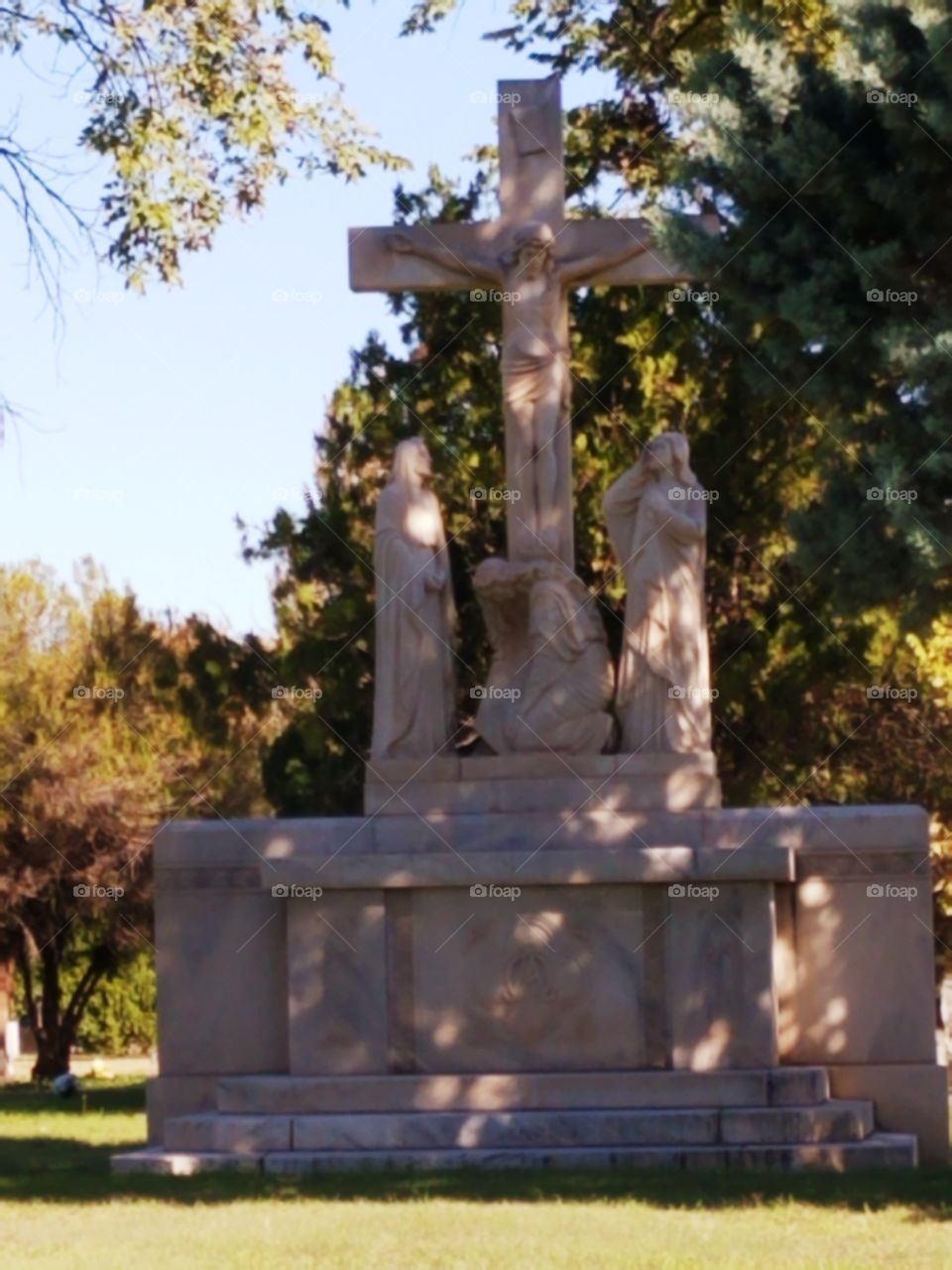 cemetery statue