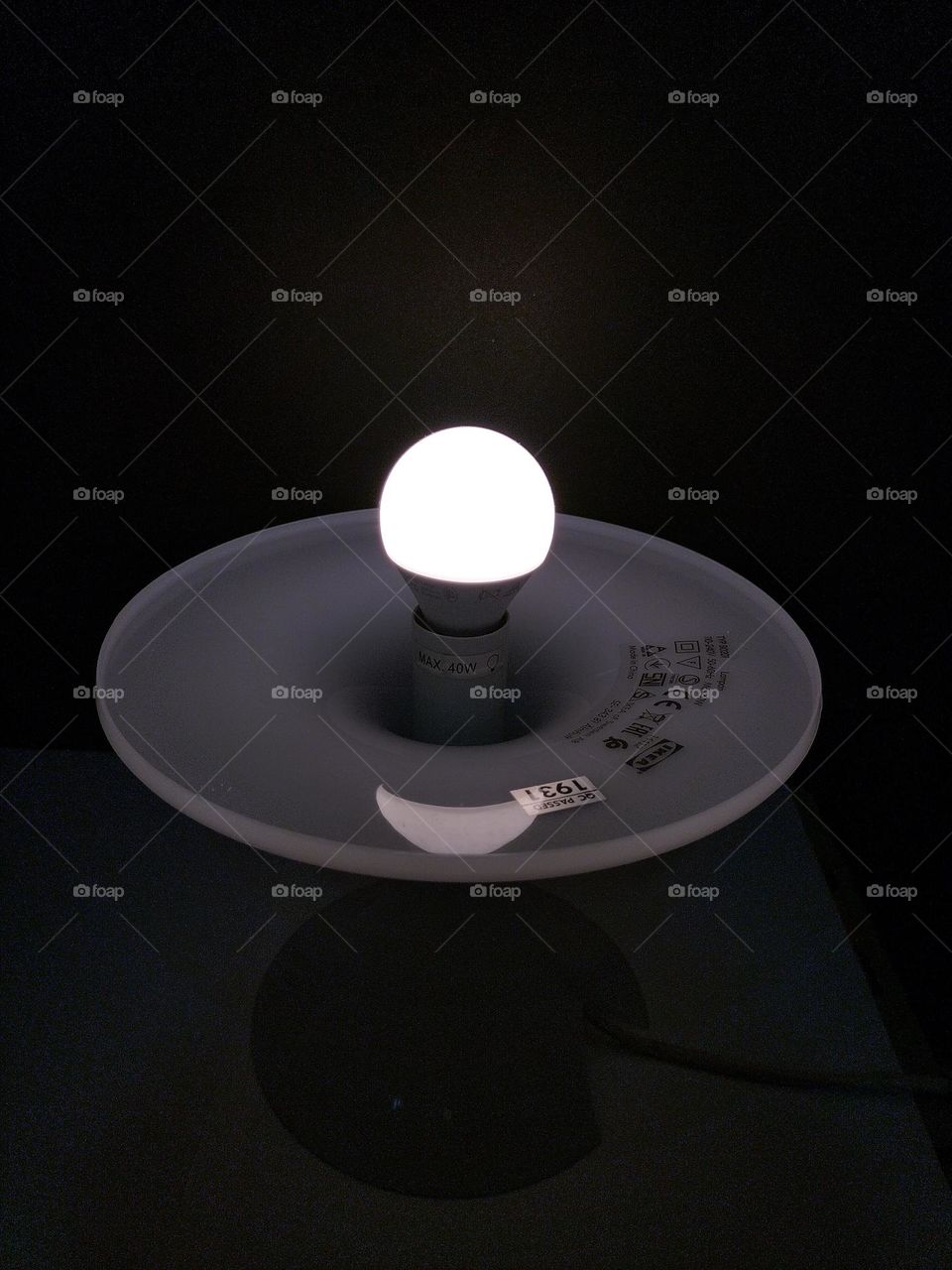 dimly lit nightlight