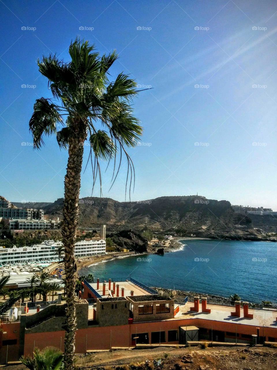 This picture is taken in December 2015 in Playa del Cura, Gran Canaria Island, Spain.