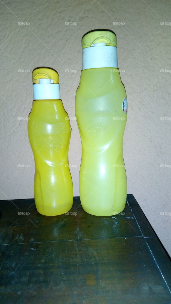 plastic bottles