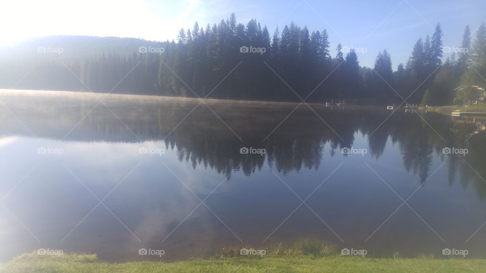 Beautiful reflection on the lake.