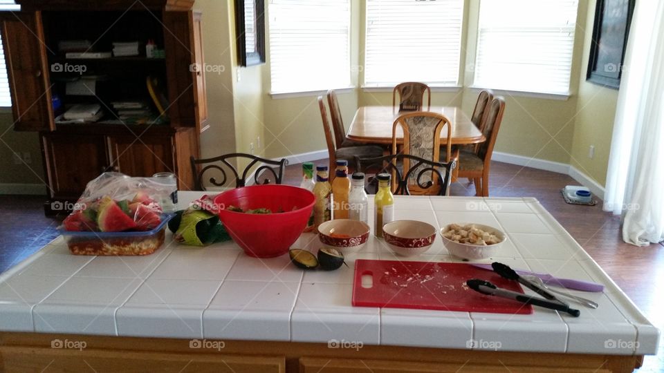 Being a stay at home Dad and making Salad . . . #lunch