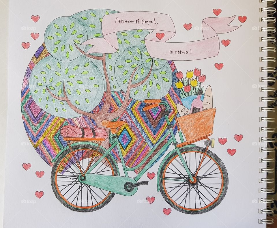 Abstract drawing coloring book for adults