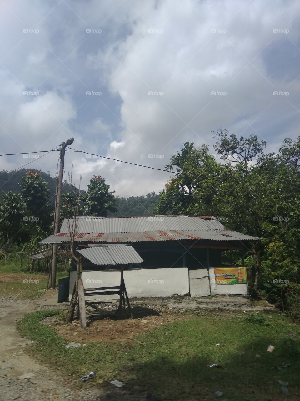 hut in remote areas