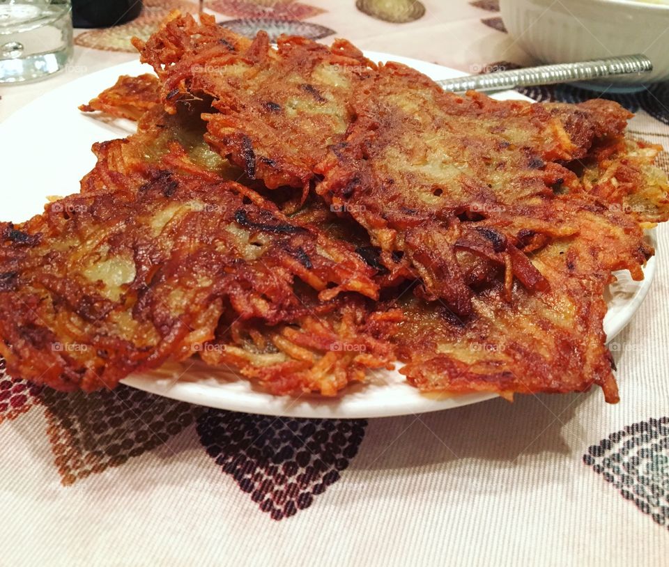 Hanukkah latkes 