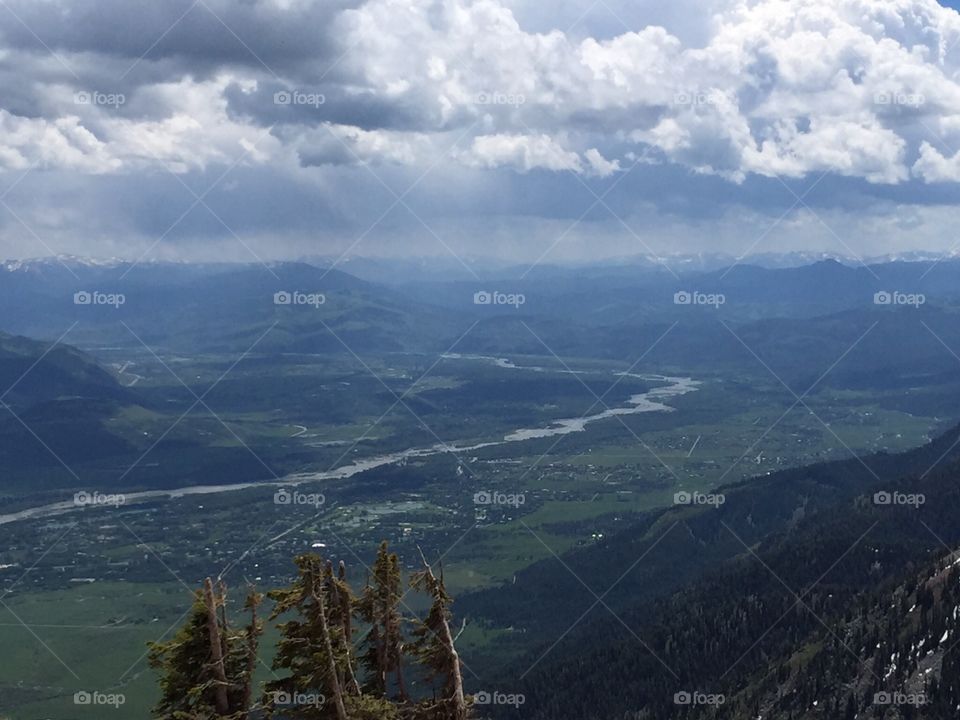 A view from the mountains 