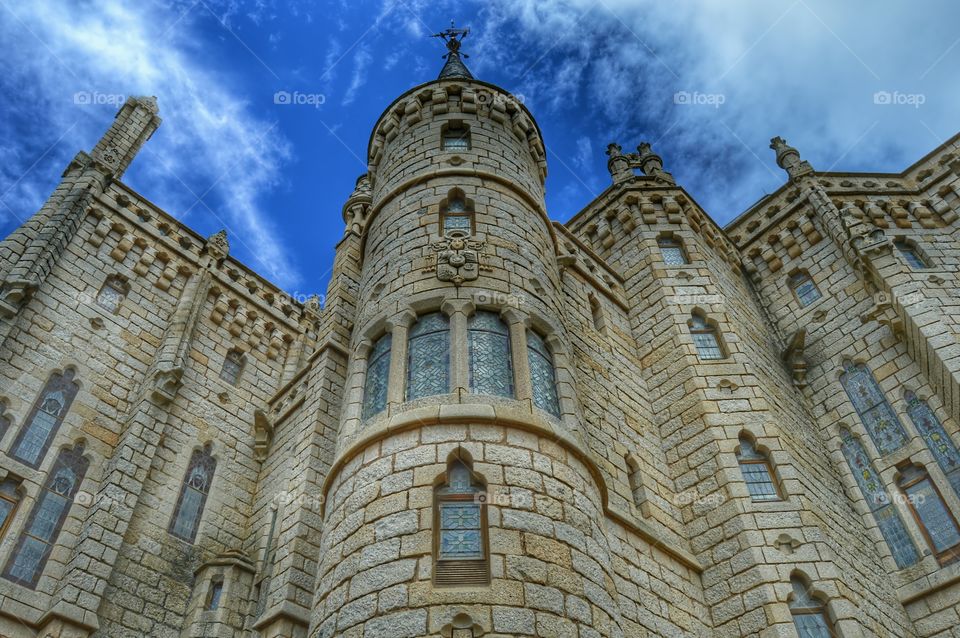 Episcopal Palace of Astorga. Episcopal Palace of Astorga, León. One of the three buildings by Antoni Gaudí outside of Catalonia.