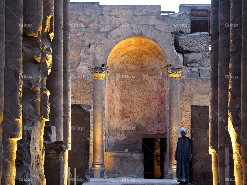 A guard protecting Ancient Luxor