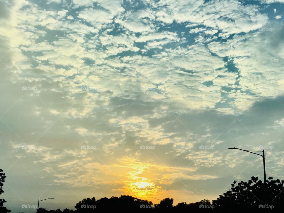 Gorgeous Florida sky in the morning 