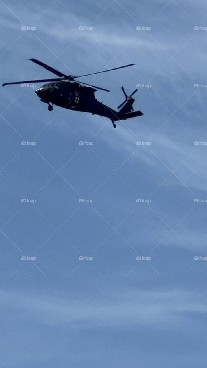 Black hawk helicopter 