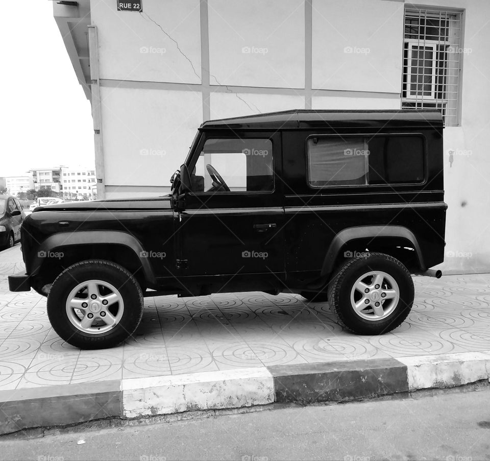 Black car