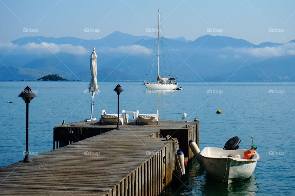 Charming ocean honeymoon view