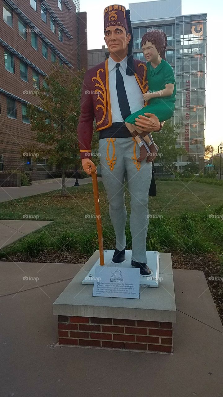 Shriners statue