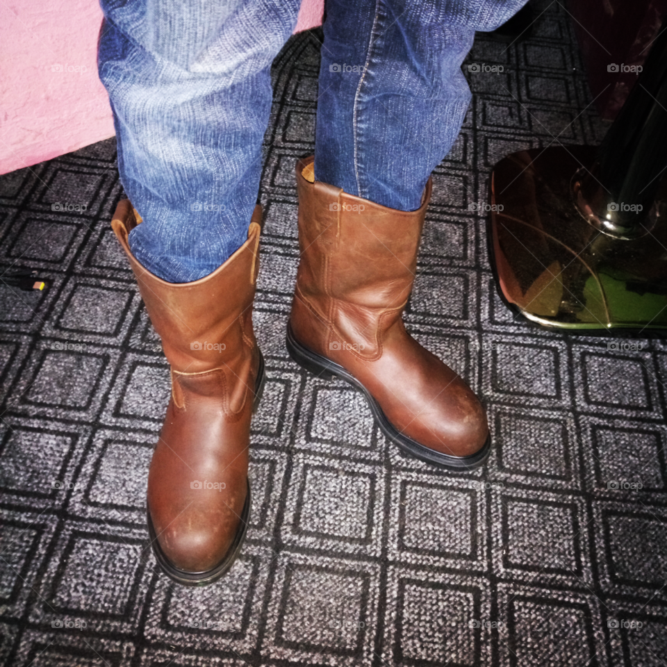 leather boots 👢 for the fall