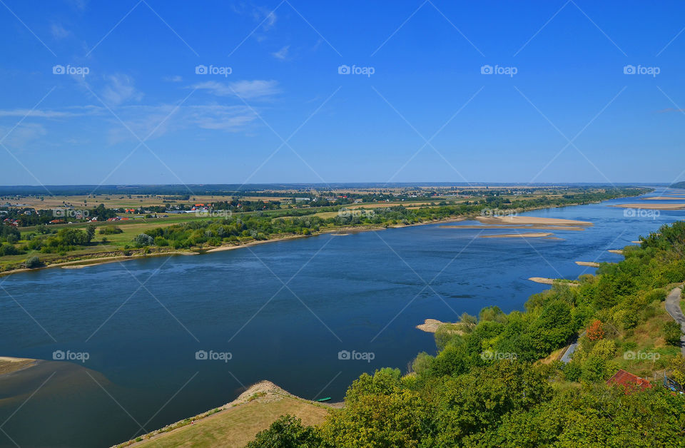 Wisla River. Grudziadz, Poland