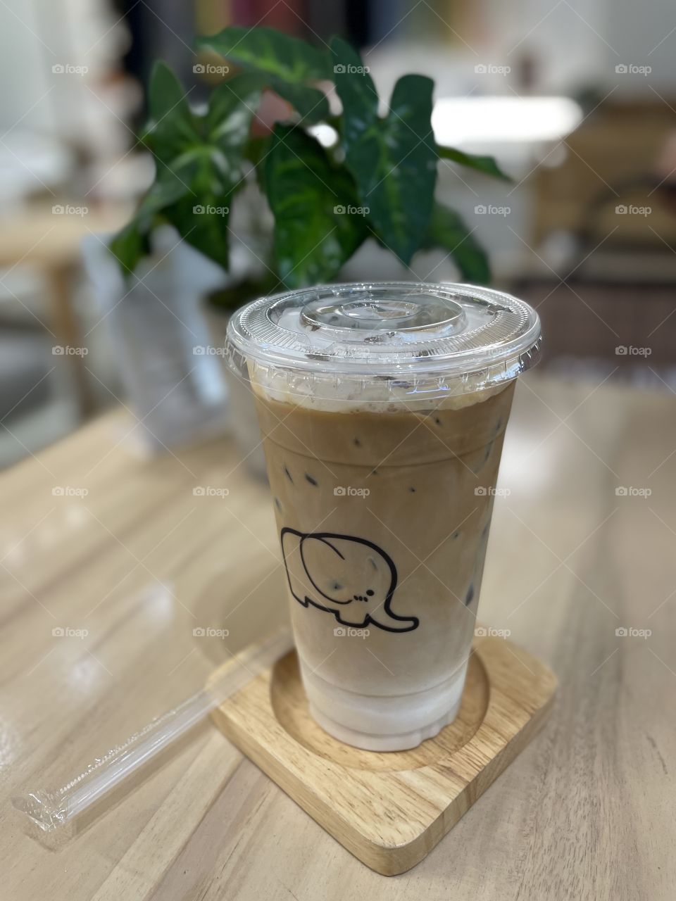 Refreshing Iced cappuccino 