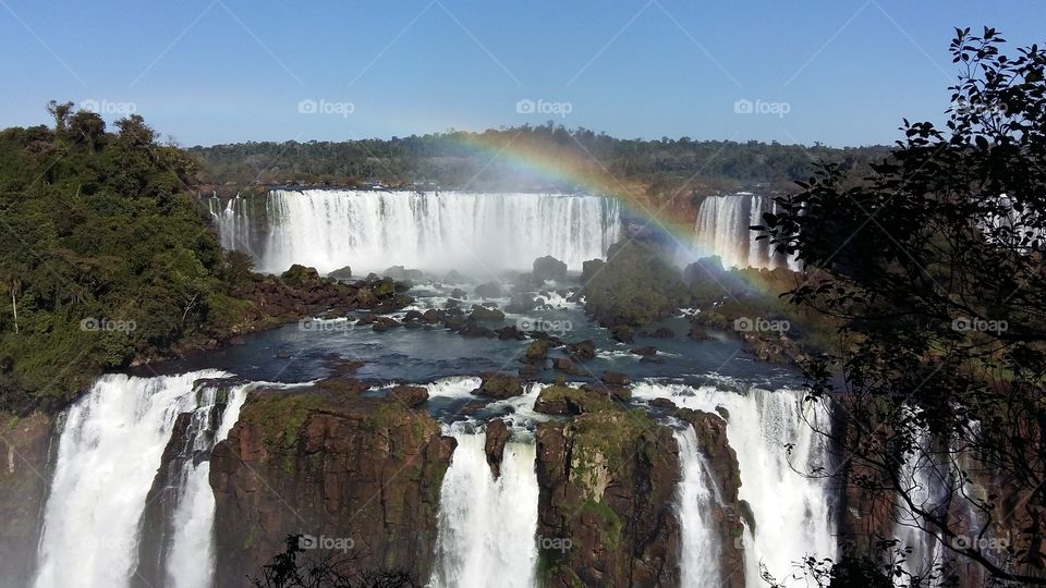 Falls and Rainbow