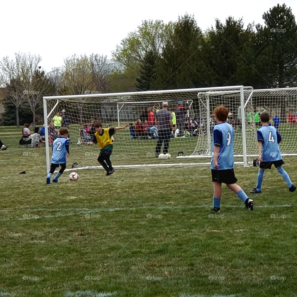 Spring Soccer goal