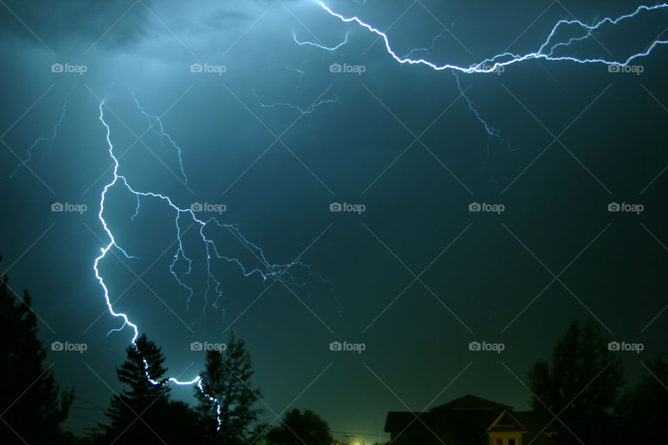Lightning storm when I lived in Rexburg Idaho
