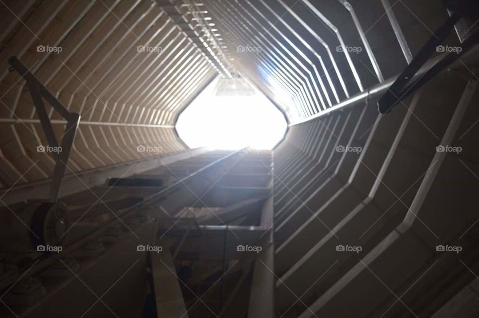 Inside Solar Telescope - Kitt Peak Observatory