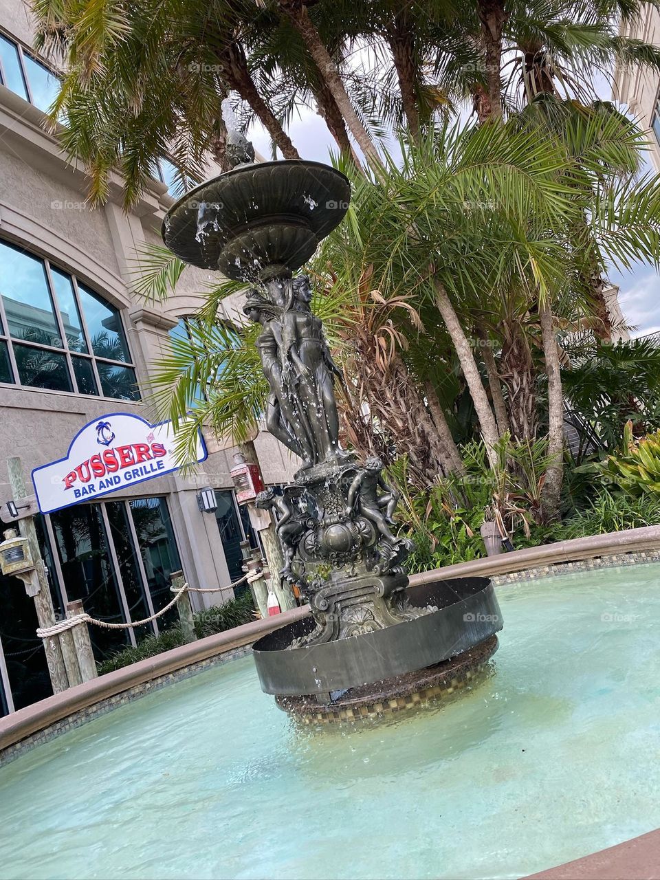 Fountian by Pusser’s Grill