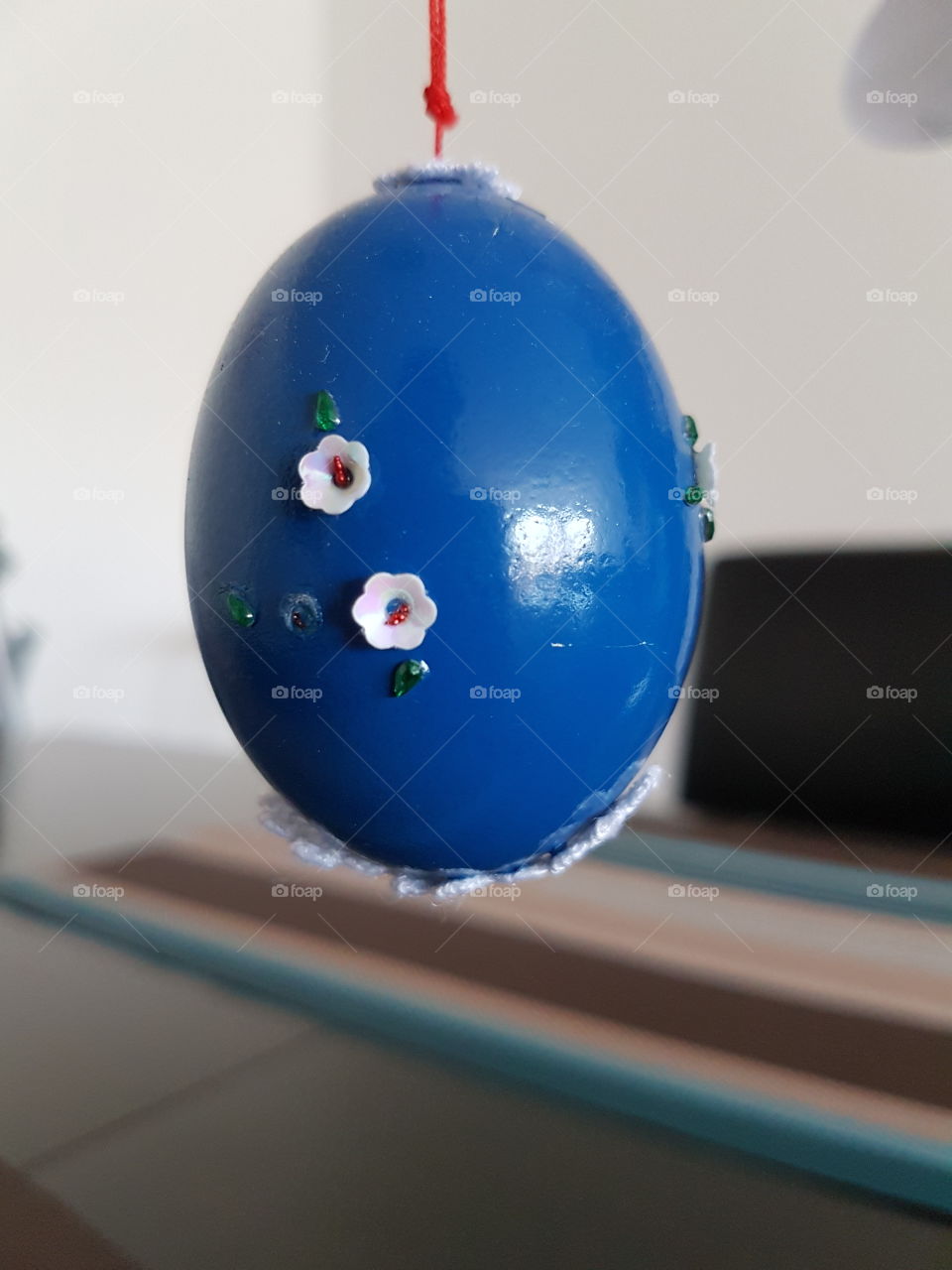 blue Easter egg