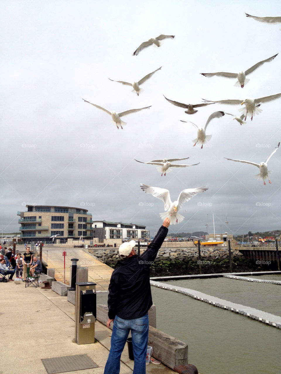 sky birds flying man by dannytwotaps