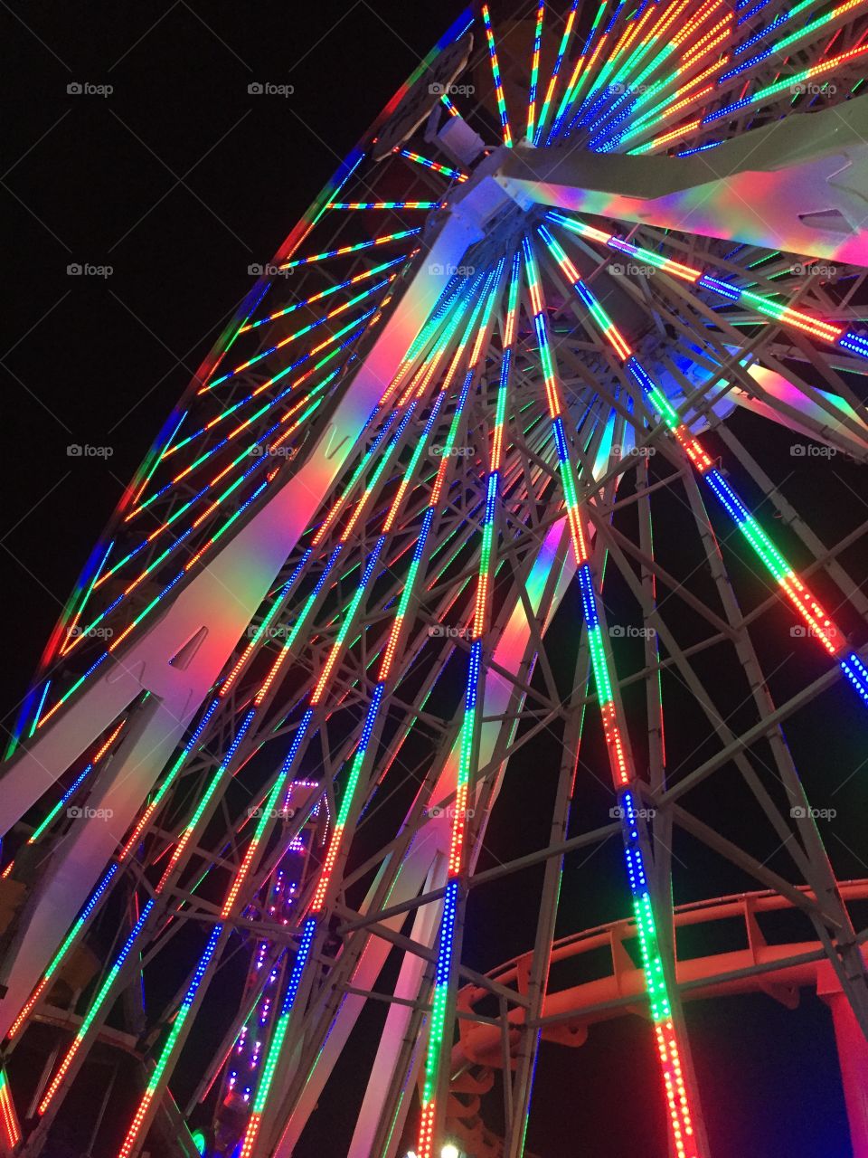 Ferris wheel on Santa Monica pier 