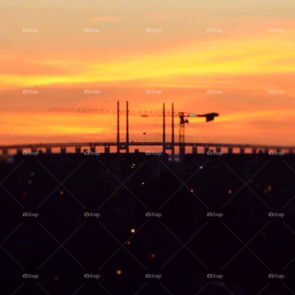 Sunset over The Bridge