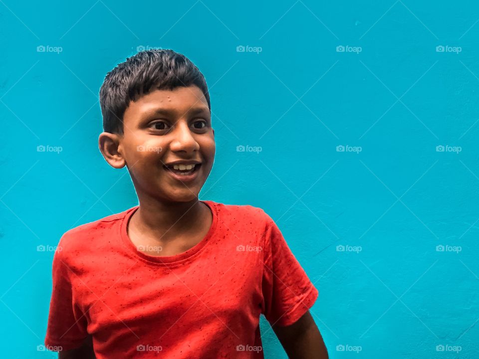 Happy Indian kid