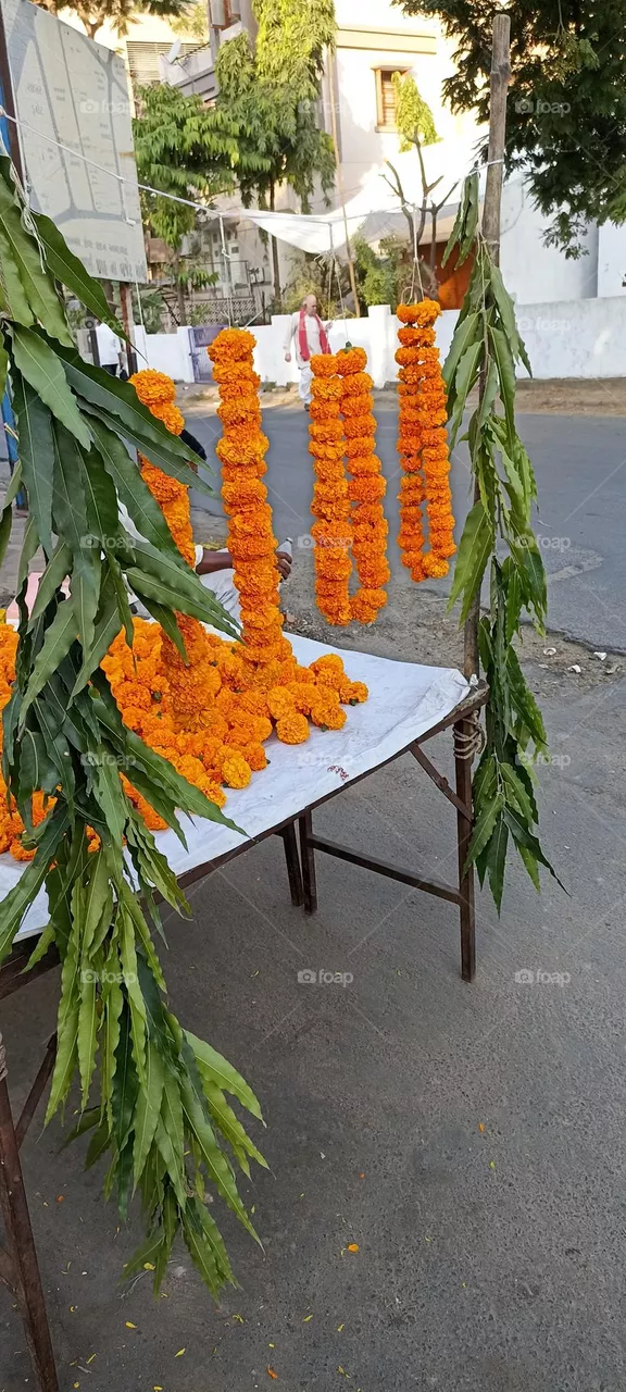flower garlands