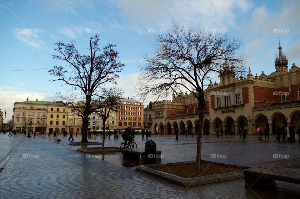 Old Town in Kraków, Poland.