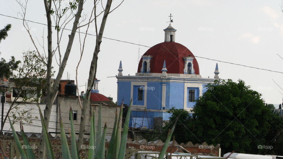 Church.... Taken since Fuertes De Loreto y Guadalupe Puebla.