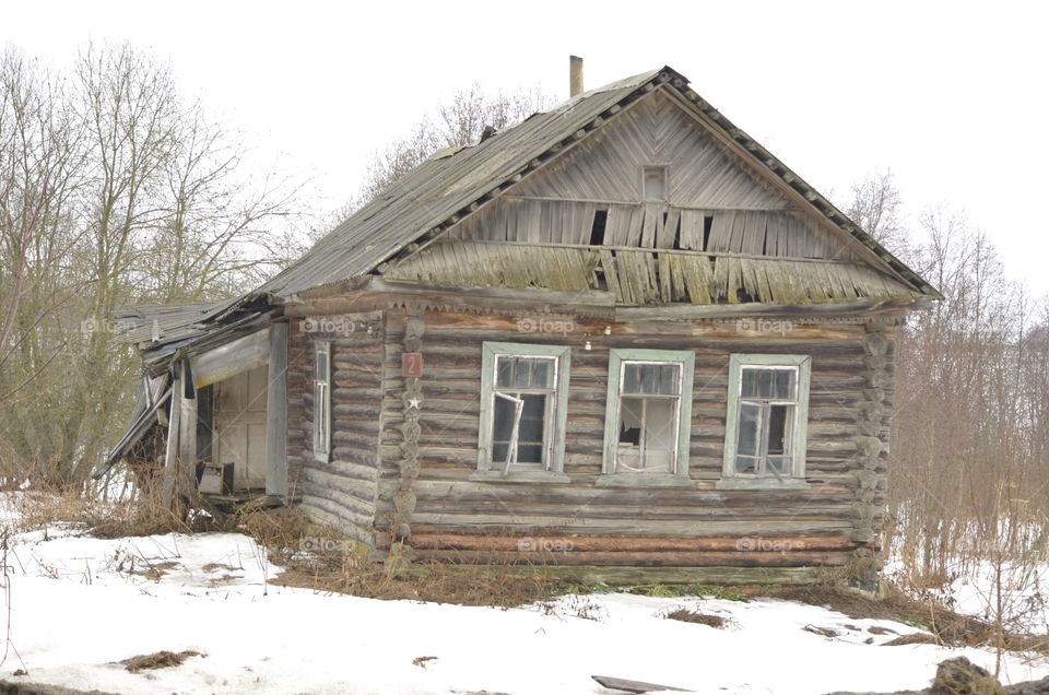 abandoned house