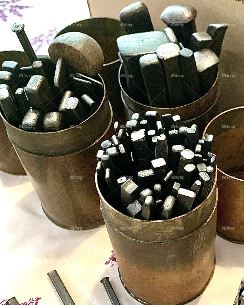 Metalsmithing tools for texture