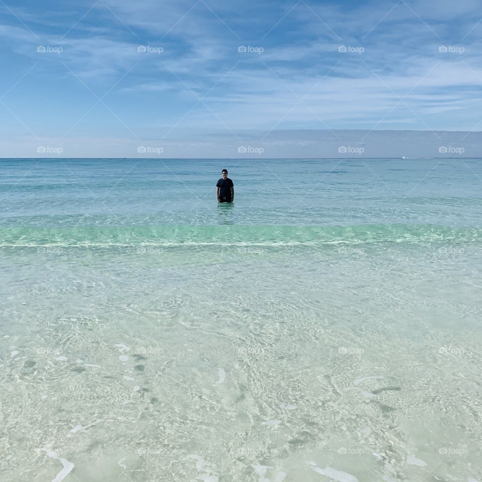Enjoying the Mild Tide on the Emerald Coast