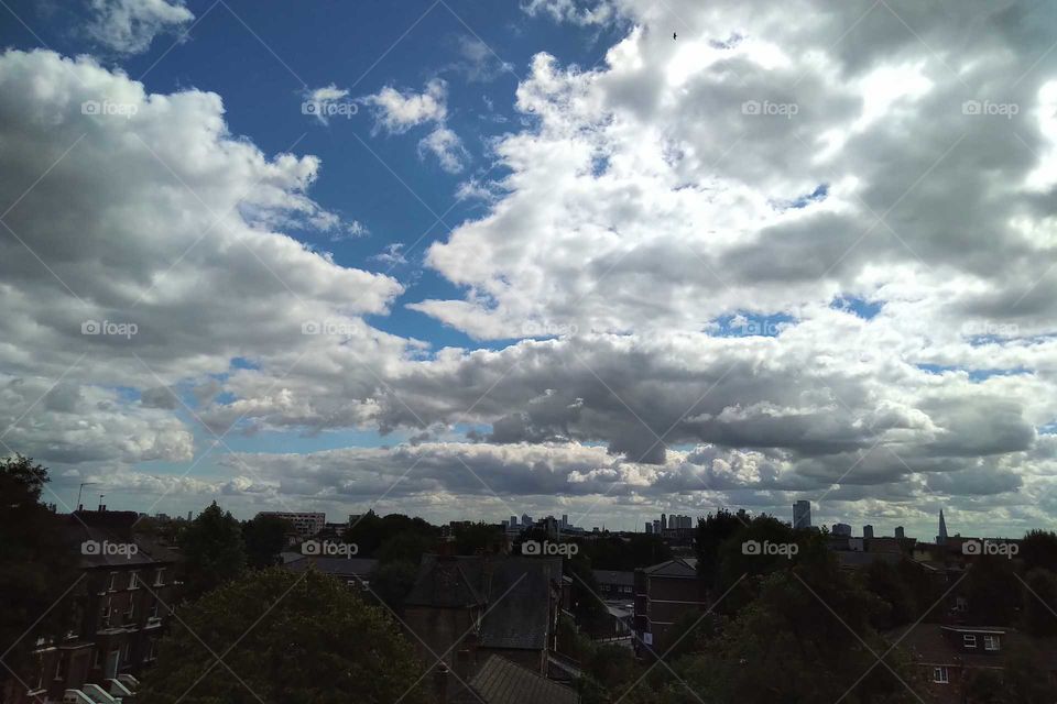 beautiful summers day in North london