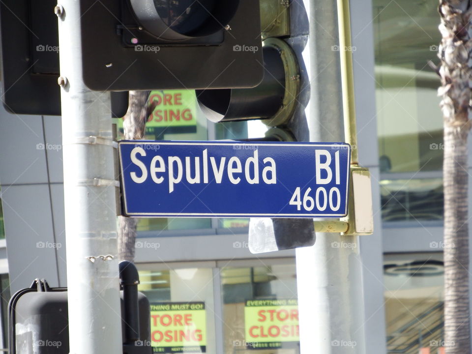 California street sign.