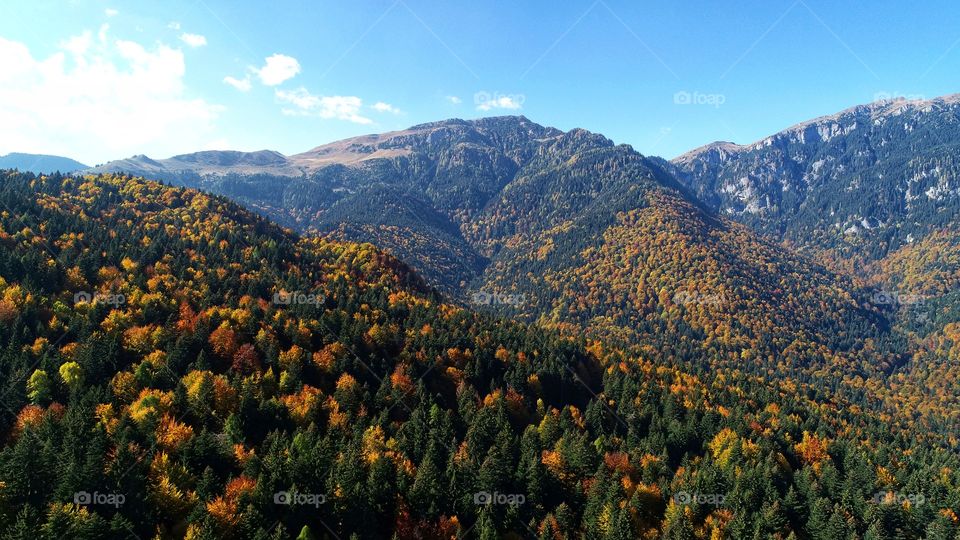 Mountains autumn