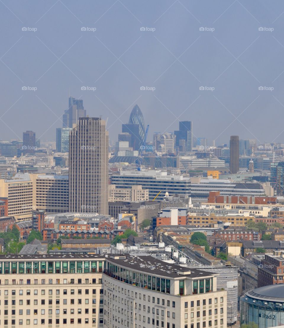 London roof top view