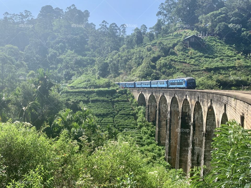 Nine arches bridge of Sri Lanka 