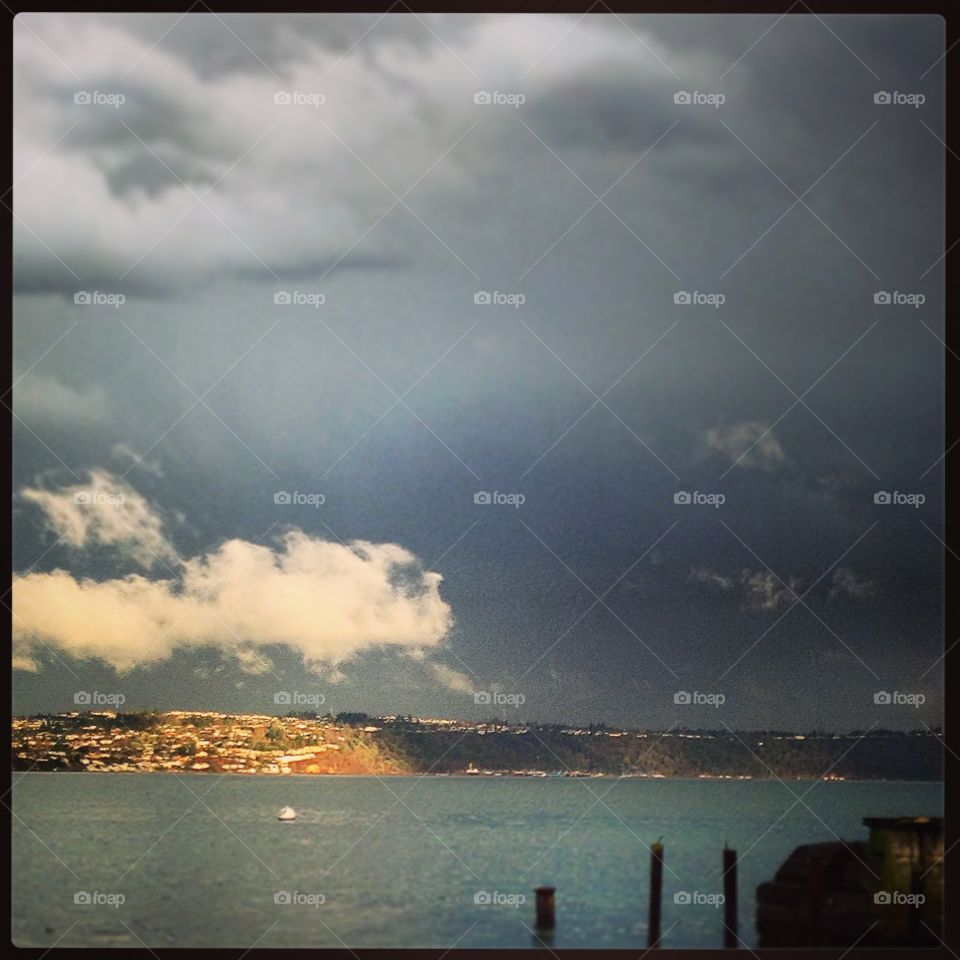 Moody Sky Over Puget Sound