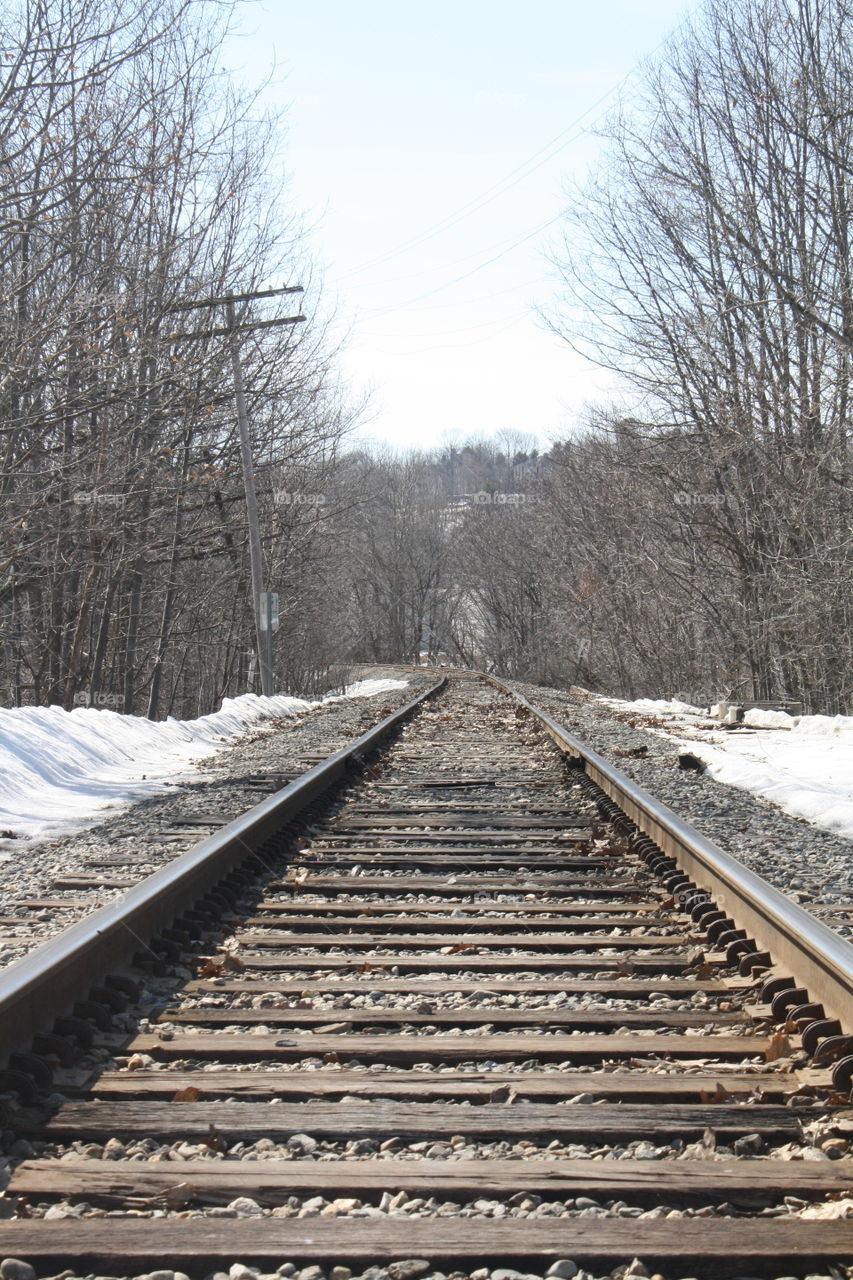 Tracks. The never ending train tracks 