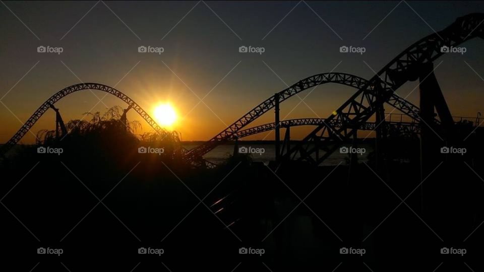Sunset Rollercoaster