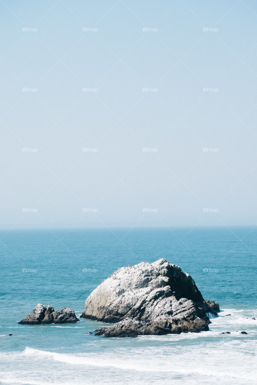 Scenic view of sea in San Francisco, California