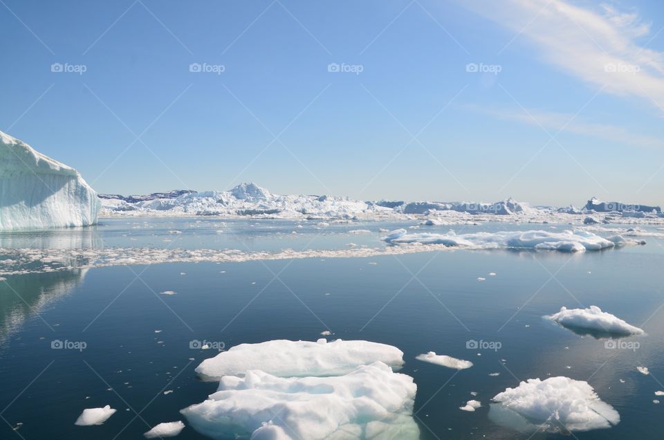 Icebergs Greenland