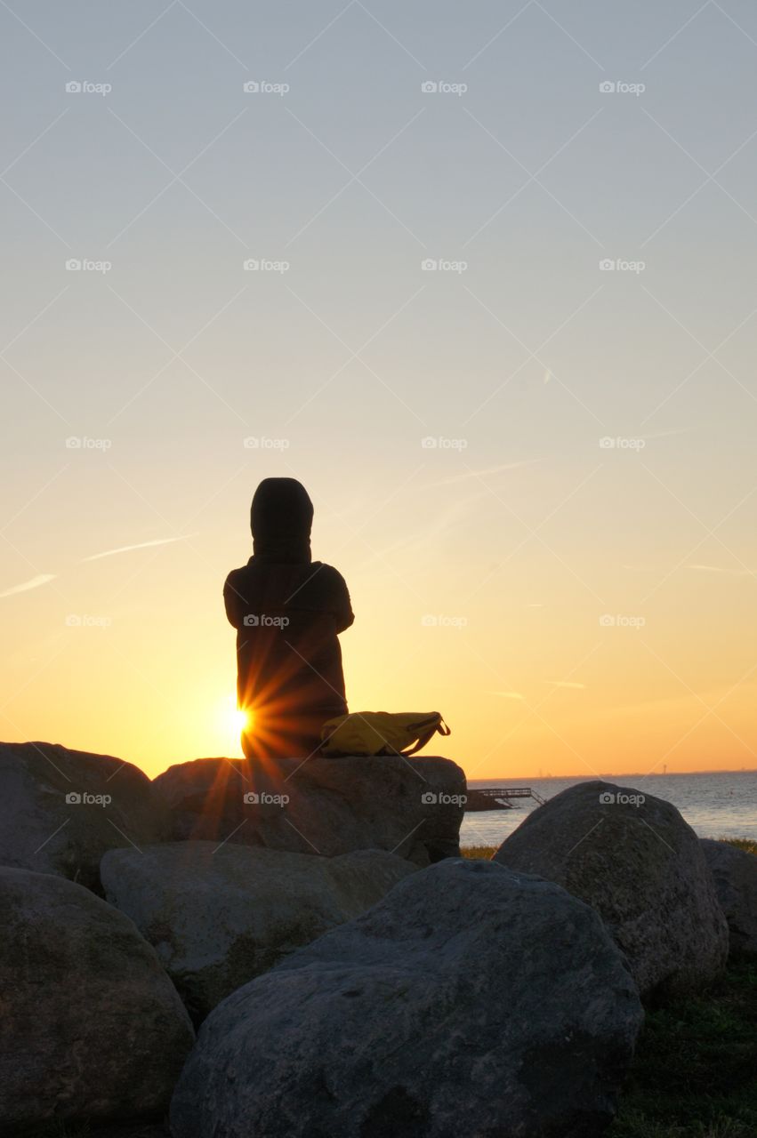 Yoga on the beach